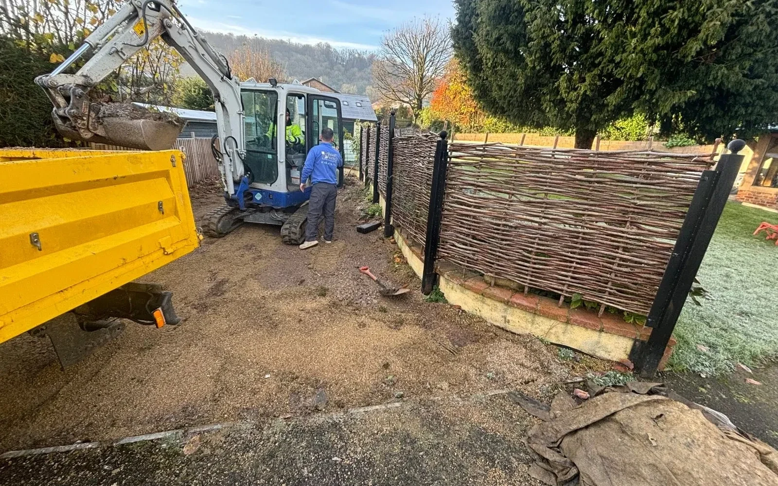 Outdoor paving and access example
