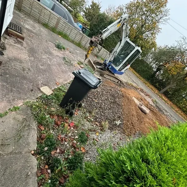 Clearing an overgrown front garden