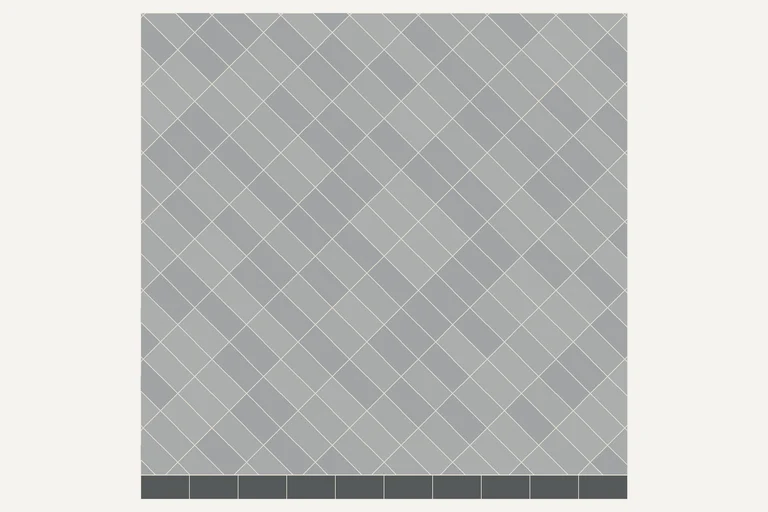 45° stack bond, laying diagram of block paving