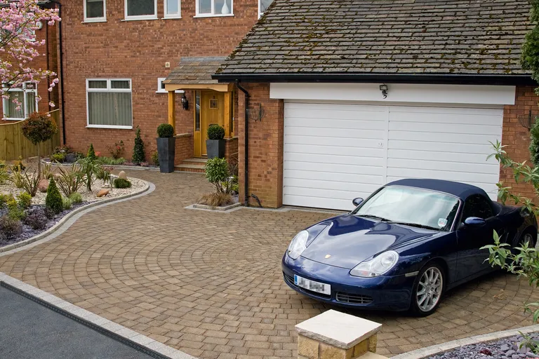 Marshalls Drivesett Tegula, photo of block paving