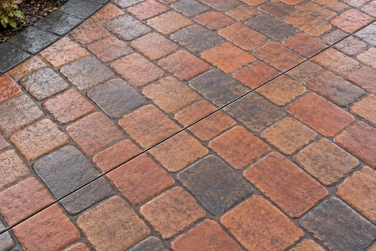 Cheshire cobble, illustration of imprinted concrete
