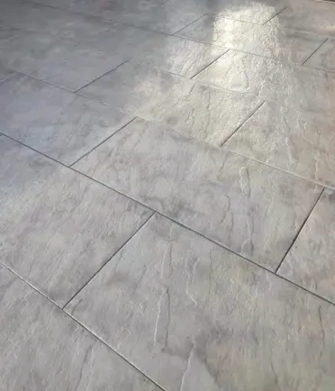 Porcelain stone, photo of imprinted concrete