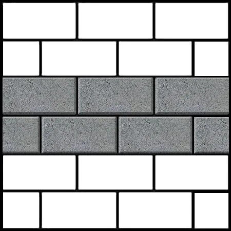 stretcher bond 90 degree block paving pattern