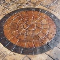 Slate Circle Inner Mat 4 x 4