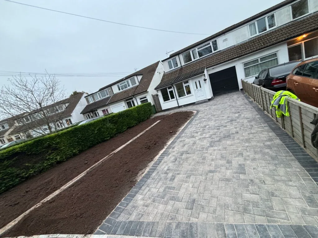 block paving residential driveway Bristol