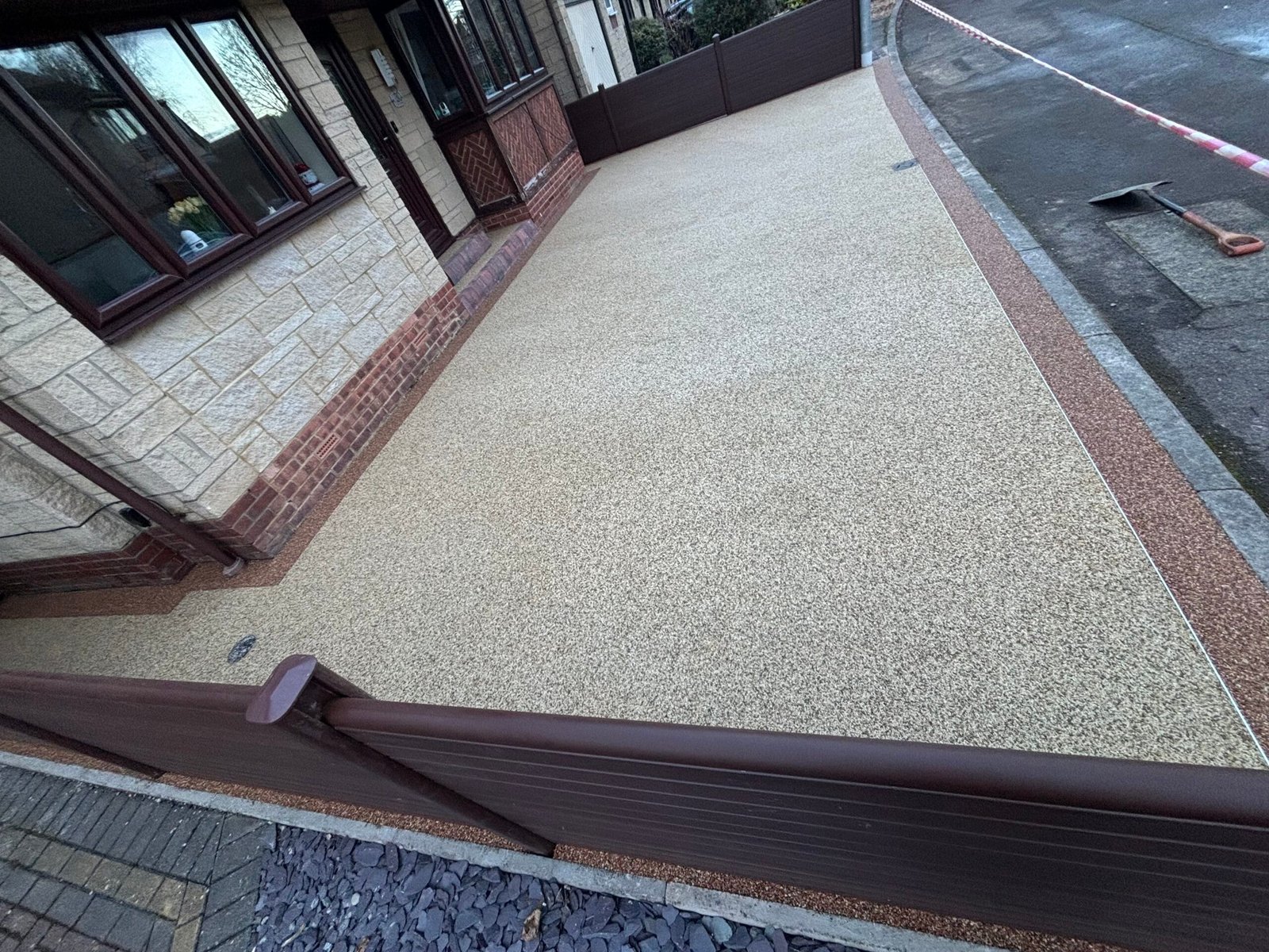 Resin bound driveway installation in Emersons Green by Smart Paving Bristol