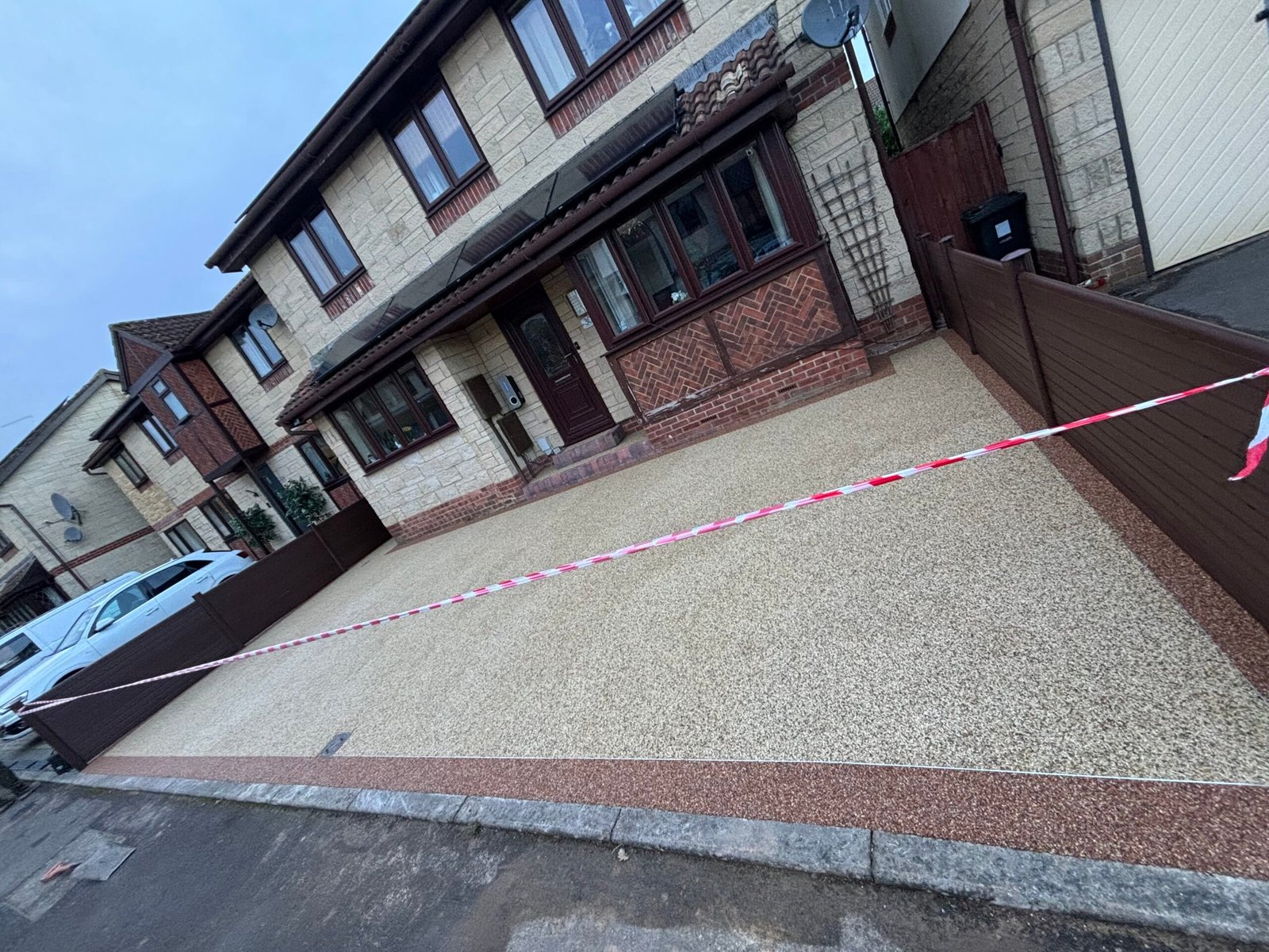 Resin bound driveway installation in Frenchay by Smart Paving Bristol