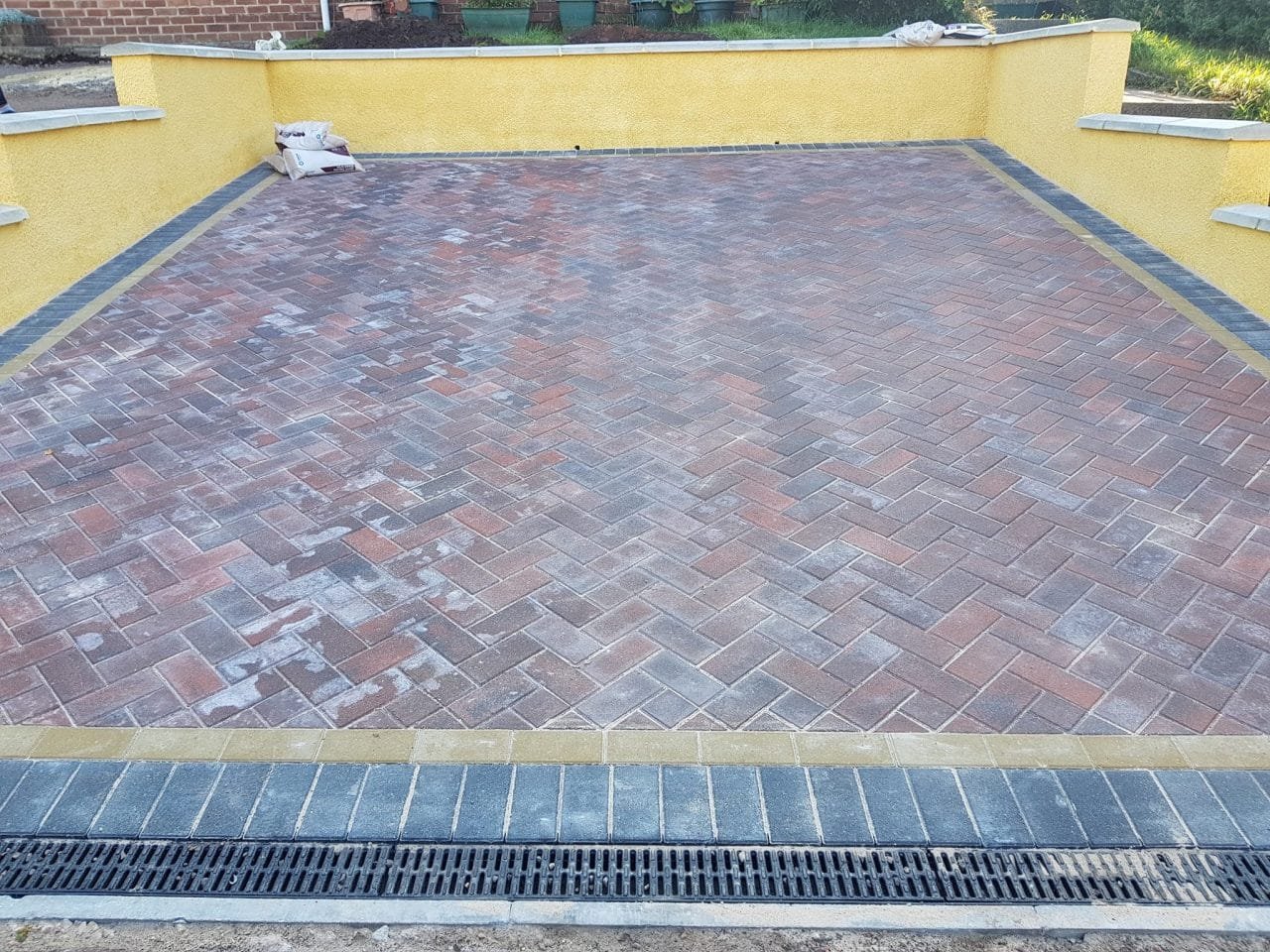 Block paving driveway after installation Bristol